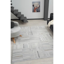 By Özer Halı Gri Sarı Renk Modern Stil Koza Halı Helsinki A0929f Salon Halısı Çok Renkli