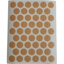 Homdep Yapışkanlı Vida Gizleme Yapıştırma Vida Tapası Tıpası Koyu Çam Vida Kapatıcı 50adet Koyu Çam