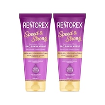 Restorex Speed & Strong Saç Bakım Kremi 2 x 250 ML