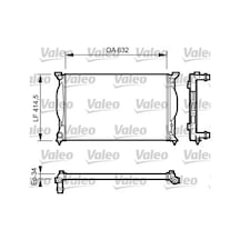 Audi A4 B6 Motor Radyatoru 1.6 2002-2005 Alz Valeo 732963
