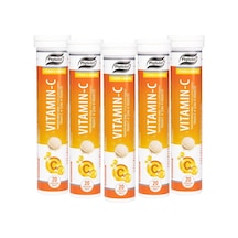 Vitamin C Çinko Vitamin D3 Portakal Aromalı Efervesan Tablet 5 x 20 Adet 