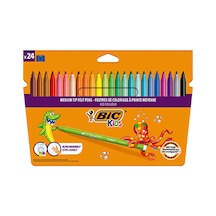 3 Adet Bic Kid Couleur Ultra Yıkanabilir Keçeli Kalem 24 Lü