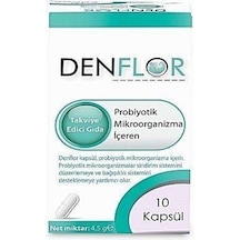 Probiyotik 10 Kapsül Denflor 2 Adet
