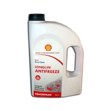 Shell Antifreeze Longlife - 3 Litre Kırmızı Antifriz Konsantre