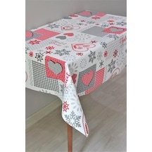 Elyaf Astarlı Silinebilir Pvc Muşamba Masa Örtüsü 8219-1chısrtmas