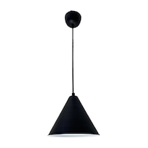 Rsylight Retro Siyah Metal Dekoratif Tekli Kafe Mutfak Aydınlatma Avize Çap:23cm-rsy0043 Beyaz