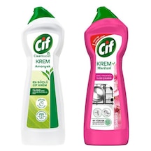 Şeylişeyler - Cif Krem Amonyaklı 750 Ml + Krem Mucizesi Sakura 750 Ml İkili Avantaj Seti 2'li Set