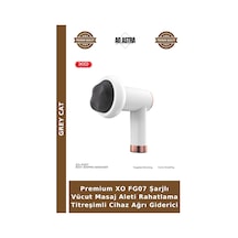 Premium Xo Fg07 Şarjlı Vücut Masaj Aleti Rahatlama Titreşimli Cihaz Giderici Çok Renkli