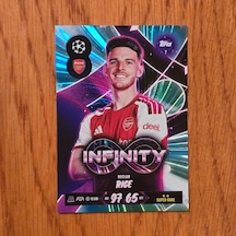 Topps Match Attax 2027 Declan Rice Infinity Oyun Kartı
