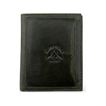 Alphaclub Bag Erkek Hakiki Deri Haki Renk Kartlık Bölmeli Cüzdan Ve Kartlık