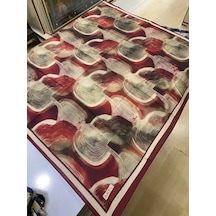 Akel Desenli Viscon Pamuk Eşarp 1034-04 Çok Renkli
