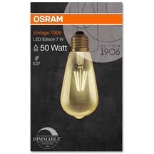 Osram Edison Fil Dim 6.5 W Sarı Klasik E27 Duy Led Ampul