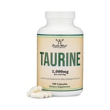 Double Wood Taurine 1000mg Per Serving, 180 Capsul.from The A...