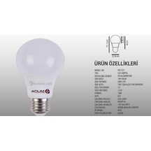 Dünya Led 10W E 27 4000K Gün Işığı Led Ampul