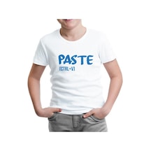 Lord Tshirt Paste - Ctrl+V Beyaz Çocuk Tshirt