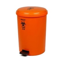 A Kalite Plastik Tıbbi Atık Pedallı Çöp Kovası 40 Litre
