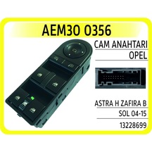 Aem Cam Anahtarı Astra H Zafira B Sol 04-15 Aem30 0356 13228699