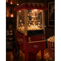 Mey İthalat Yağsız Mısır Patlatma Makinesi Sıcak Hava Popcorn Makinesi Nostaljik Tasarım Renkli