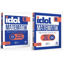 Çanta 2025 8. Sınıf İdol Matematik Başlangıç Soru Bankası + Konu Özetli Soru Seti 2 Kitap