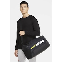 Nike Brasilia S Duff-9.0 Px Gfx Sp2 41 Litres 52cm X 28 Cm X 28 Cm Spor Çanta Siyah Siyah
