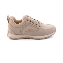 Bambi Bej Süet Kadın Sneaker K01313004372