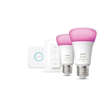 Philips HueWCA 9-75W E27 Renkli Akıllı Ampul 2'li Başlangıç Seti (Kumandalı)