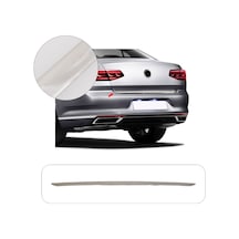 Volkswagen Passat B8.5 Uyumlu 2019 ve Üzeri Krom Bagaj Alt Çıtası Paslanmaz  Çelik
