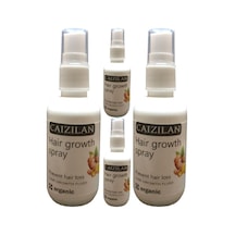 Hair Growth Spray 4 Adet Zencefil Özlü Saç Boyutu İçin Sprey 50 Ml