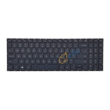 Monster Huma H5 V4.1.3 Uyumlu Notebook Klavyesi, Laptop Tuş Takımı Siyah Tr Işıklı