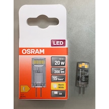 3 Adet Osram G4 Led Lamba 12v 1,5w 200 Lümen 2700 Kelvin Sarı 15,