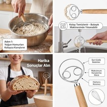 Jl Missuzi Home Collection - Danish Dough Whisk Hamur Karıştırıcı