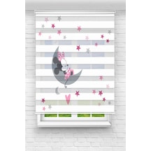 Perdeoutlet38 Baskılı Renkli Minnie Mouse Dijital Baskılı Zebra Perde-cocuk Odası-stor Perde Çok Renkli