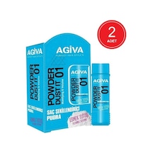 Agiva Esnek Tutuş Saç Şekillendirici Pudra Mavi 2 x 20 ML