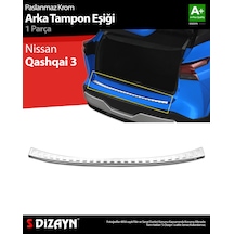 S-dizayn Nissan Qashqai 3 Krom Arka Tampon Eşiği 2021 Üzeri