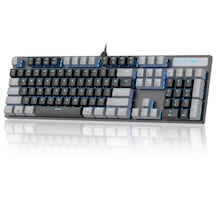 Magegee Mk-storm 104 Tuş Red Switch Kablolu Türkçe Q Gri-siyah Gaming Klavye
