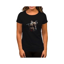 Diablo King Leoric Siyah Kadın Tişört Siyah