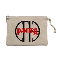 Pantera Figure 2 Krem Clutch Astarlı Cüzdan / El Çantası Krem