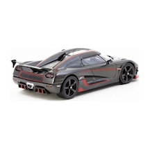 1/64 Model Araç Agera Rs Black Carbon Fiber / Red Accents