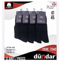 Dündar Çorap Dündar Erkek Plus Yarım Konç Havlu Patik Çorap 7040 - 6 Adet 001
