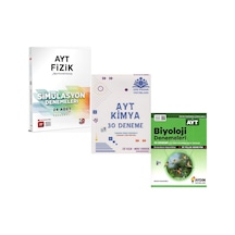 3d Ayt Fizik Çöz Kazan Kimya Ve Aydın Biyoloji Deneme Seti 3 Kitap