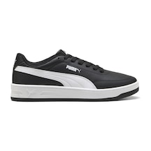 Puma Court Classic Clean Siyah Kadın Sneaker 000000000102713764 Siyah-beyaz