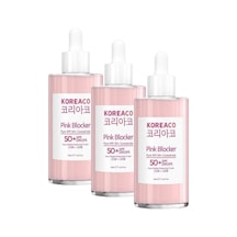 Blocker Pink Yüzde Yüz Saf Spf 50+ Ton Eşitleyici Yüksek Uvb Ve Uva Korumalı 50ml Güneş Serumu 3 Paketi 0