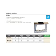 Fett 150mm Kinex Dın877 Hassas Kare Su Terazisi Nb-621-150