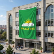 Hüda Par Bayrağı 140gr Premium Raşel Kumaş 6x9 Metre Diğer