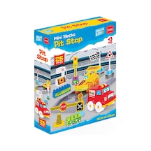 Mgs Toy Factory Smartland Blocks Pit Stop - 3 Adet Tarı Çok Renkli