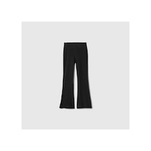 Gap Kız Çocuk Streç Jersey Legging Flare Tayt Siyah