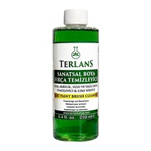 Terlans Sanatsal Boya Ve Fırça Temizleyici 250 Ml - Yağlı Ve Akrilik Boya Temizleyici - Artist Brush Cleaner