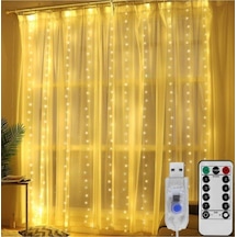 1001 Led Perde Led 3X3 Mt 300 Ledli 8 Fonksiyonlu