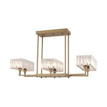 Brambles 6'lı Eskitme Kristalli Taşlı Modern Tasarım Kristal Salon Avize