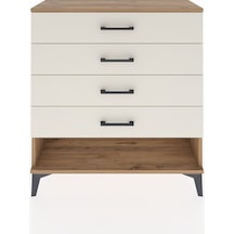 Arges Şifonyer 4 Çekmeceli 88x30x96 Çam-aytaşı Çam